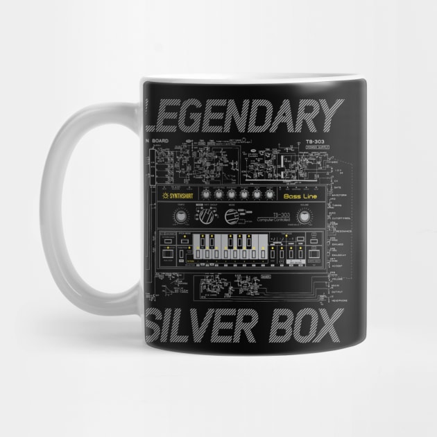 TB-303 / Legendary Silver Box / Gray by Synthshirt